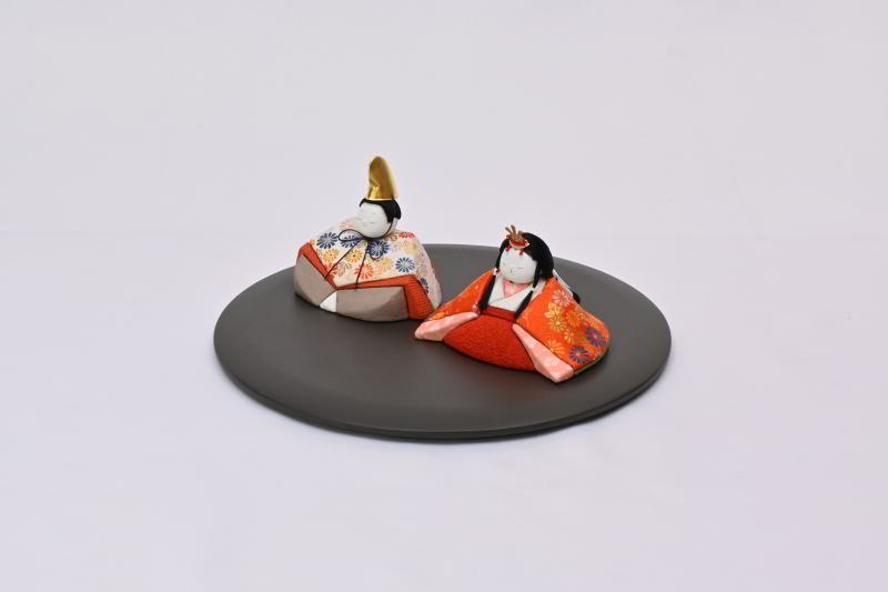 ゆかり親王飾り（錦白）（親王飾り）