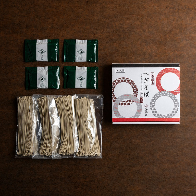 半生へぎそば 4人前 つゆ付き