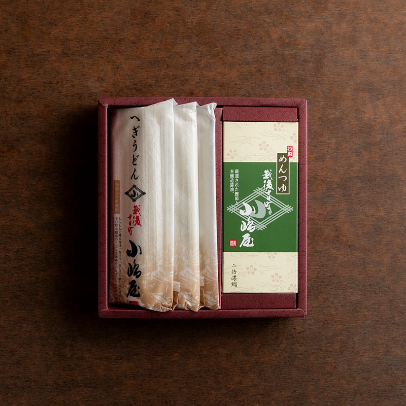 干へぎうどん 結うどん 3袋 つゆ付き