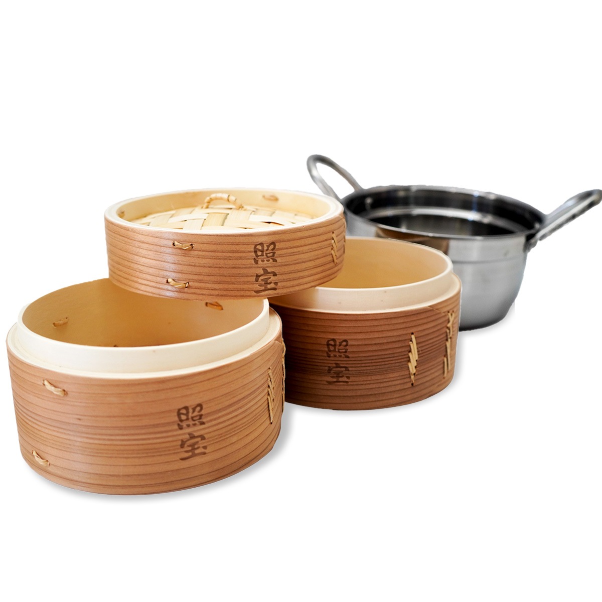 【新品】照宝　蒸篭　18cm 鍋セット 新品】照宝 蒸篭 18cm 鍋セット