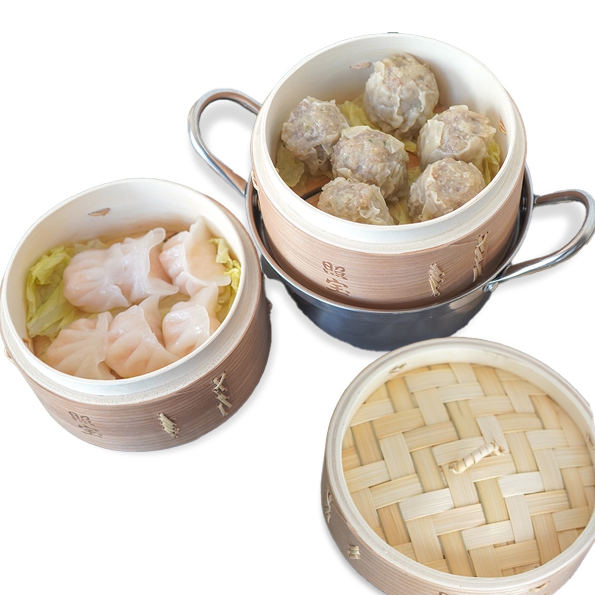 照宝 鍋付き蒸篭(せいろ)15㎝ IH対応｜ふかひれ姿煮と中華食材・中華