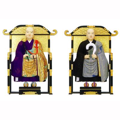 【寺院用】 仏像 太祖・高祖 極彩色 衣先～頭上迄1尺5寸(45cm) 