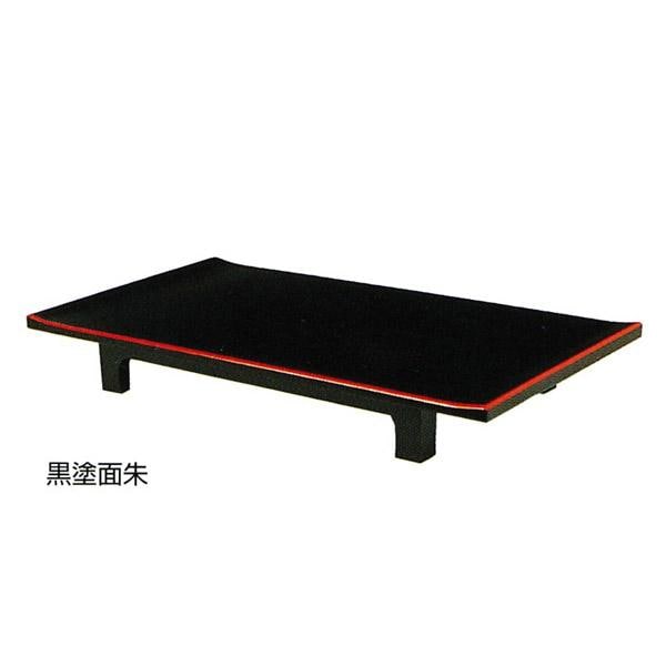 【日本製】萬納台 黒塗面朱 幅42cm×奥行24cm×高さ5.5cm 