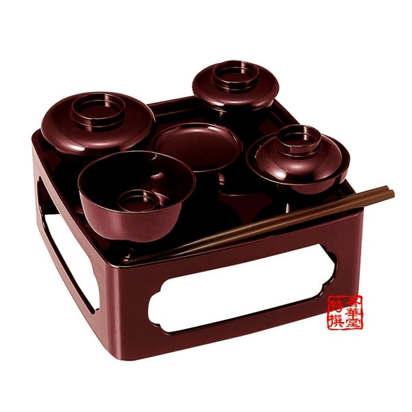 【寺院仏具】掛盤膳 楽天市場】【送料無料】 □木製高級仏膳□仏壇へ供える仏膳(掛盤