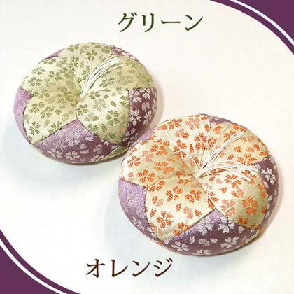 りん布団 日和 桜模様 小花柄 2号(りんサイズ2寸～2.5寸用 ※おおよその目安です) 丸型りん布団 円形 丸布団 