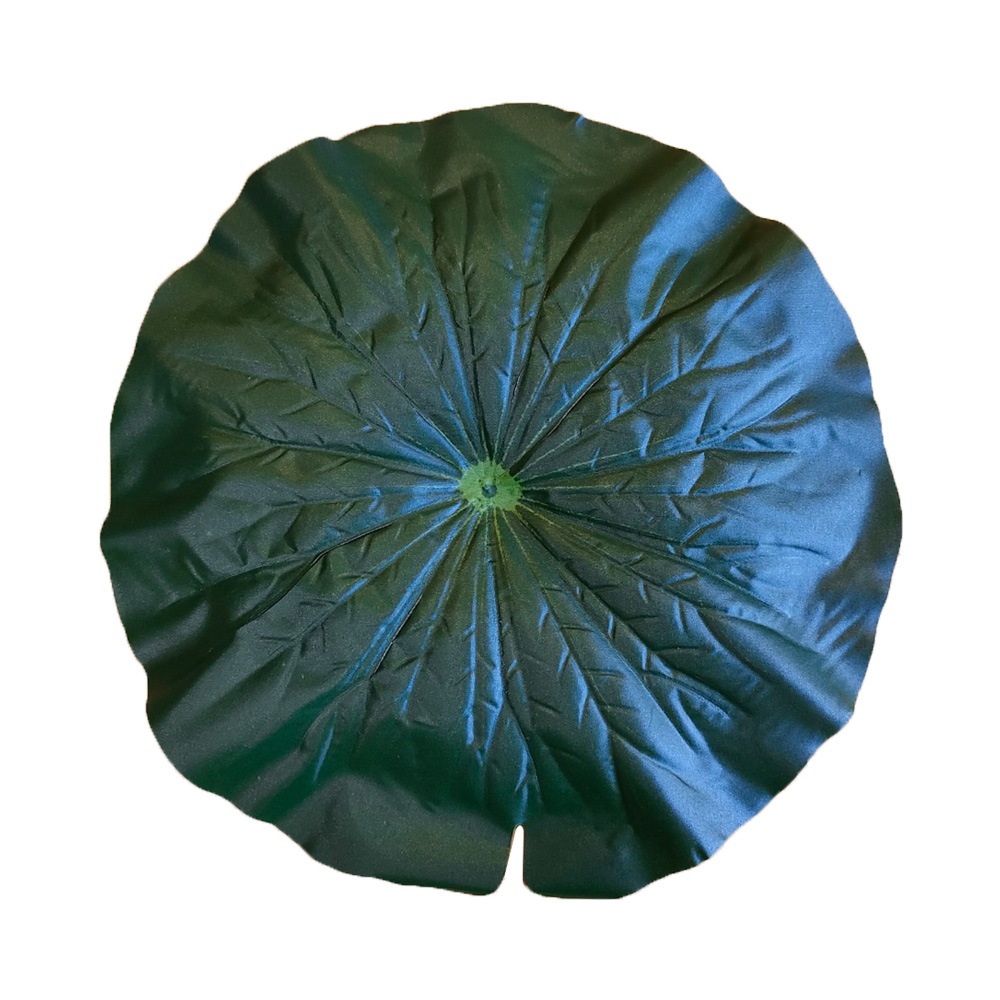 【盆用品】お供え用 ハスの葉（大）約29cm 布製 蓮の葉/蓮葉/はすの葉 お盆飾り {SK}KZB 