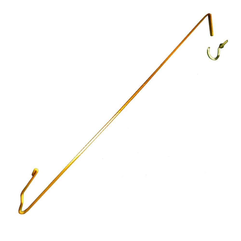 提灯用 吊り下げ金具 ヒートン付き 金属製 長さ30cm 提灯吊り具 盆提灯 盆用品 提灯用品 初盆 提灯スタンド 吊下げ