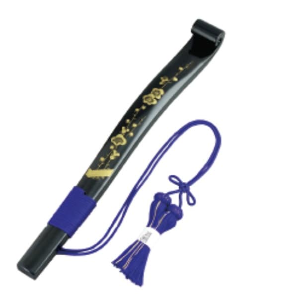 笏(こつ) 1.0尺 日本製・梅沈金 正絹房付 