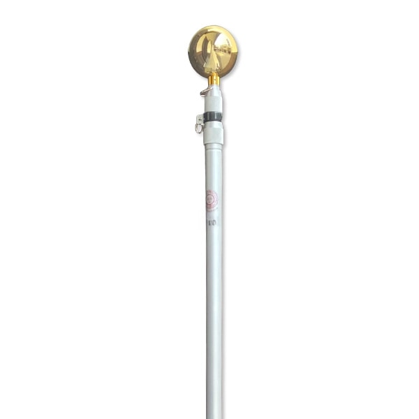 アルミポール 金球付 3m 