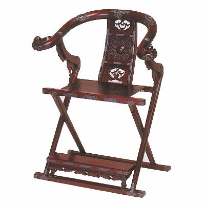 曲録掛 葵小花（寺院用椅子）（寺院用仏具） マラソンP5倍+クーポン 金具埋め込み式 本曲録２ 払子