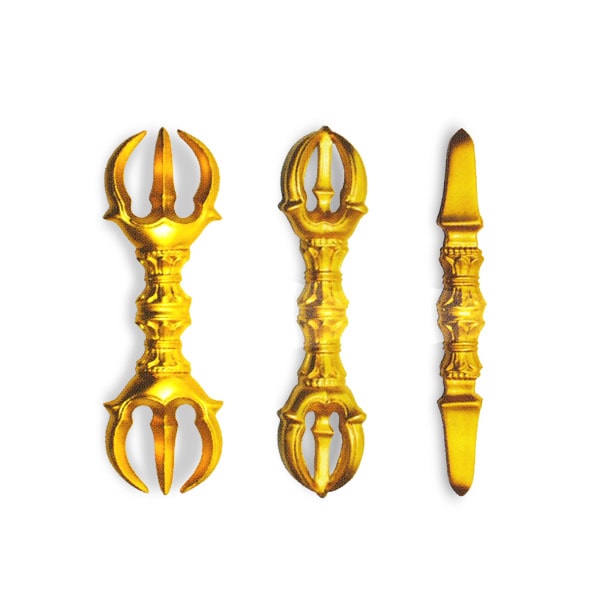 金剛杵 独鈷・三鈷・五鈷 3点セット（桐箱入り）密教 法具 仏具 お守り 祈り 瞑想 供養 インテリア 伝統工芸 ギフト 高品質 手作り 日本製