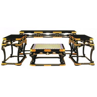 【寺院用】 登高座(密壇) 平安型 [朱塗/黒塗]向机巾4尺(120cm) 別上品(カシュー塗) 