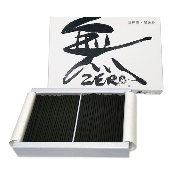無 ZERO ハーフ寸 平箱 約50g 丸叶むらた 超微煙 超無香 煙の少ないお線香 