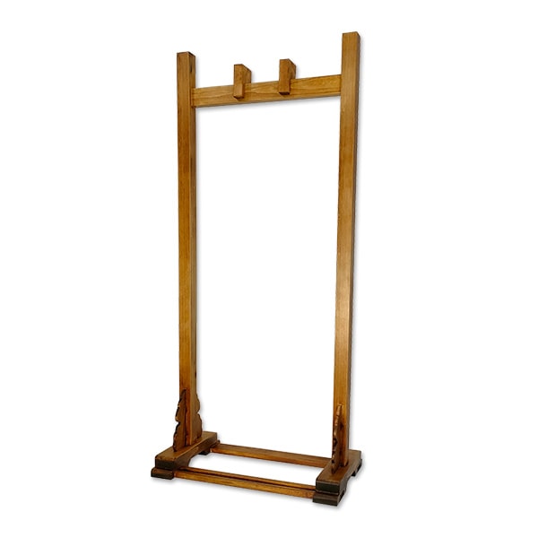 塔婆立て 止クサビ付 木製 透漆塗 卒塔婆立て 国産桧木 3本立 4本立  