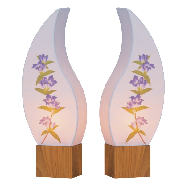 和照灯（一対入） 盆提灯 和照灯 盆ちょうちん お盆 初盆 提灯 仏具 モダン 小さい おしゃれ 日本製 岐阜提灯 NO.2938