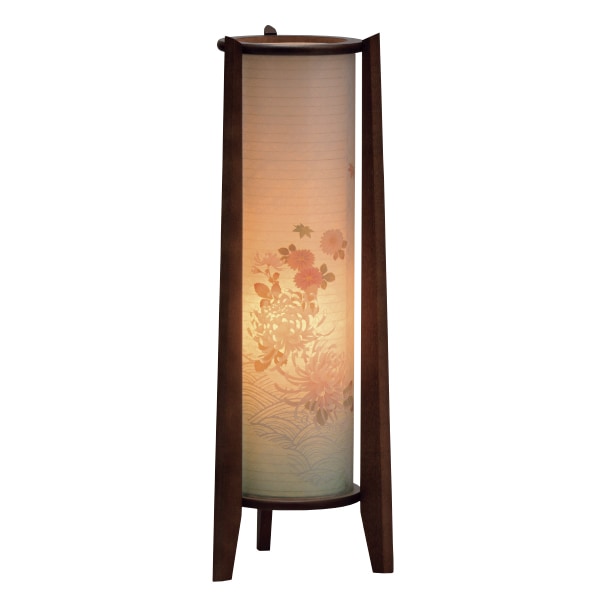 和照灯 菊の舞 二重張 盆提灯 和照灯 盆ちょうちん お盆 初盆 提灯 仏具 モダン 小さい おしゃれ 日本製 岐阜提灯 NO.2945