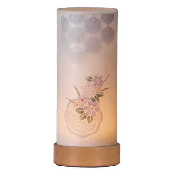 和照灯 奏華 LED仕様 コードレス ニ重張 盆提灯 和照灯 盆ちょうちん お盆 初盆 提灯 仏具 モダン 小さい おしゃれ 日本製 岐阜提灯 NO.2967