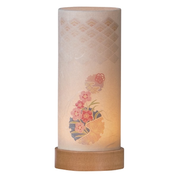 和照灯 香華 LED仕様 コードレス ニ重張 盆提灯 和照灯 盆ちょうちん お盆 初盆 提灯 仏具 モダン 小さい おしゃれ 日本製 岐阜提灯 NO.2968