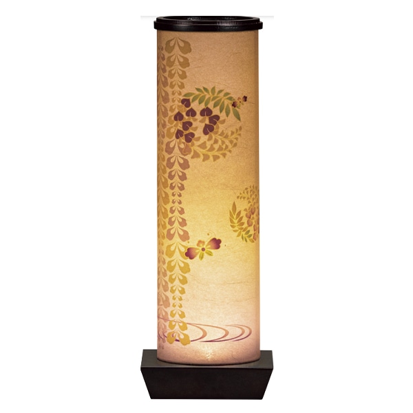 和照灯 揖斐の藤 LED仕様 コードレス 盆提灯 盆ちょうちん お盆 初盆 提灯 仏具 モダン 小さい おしゃれ 日本製 岐阜提灯 NO.2980