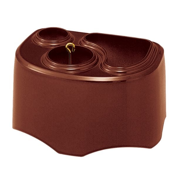 こころ ３点セット ブラウン 線香入れ ローソク入れ 小物入れ  仏壇 仏具 日本製