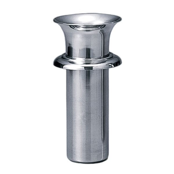 ツバ付 花立て 小 花立 花筒 花瓶 お墓 お墓参り 霊園 ステンレス 日本製