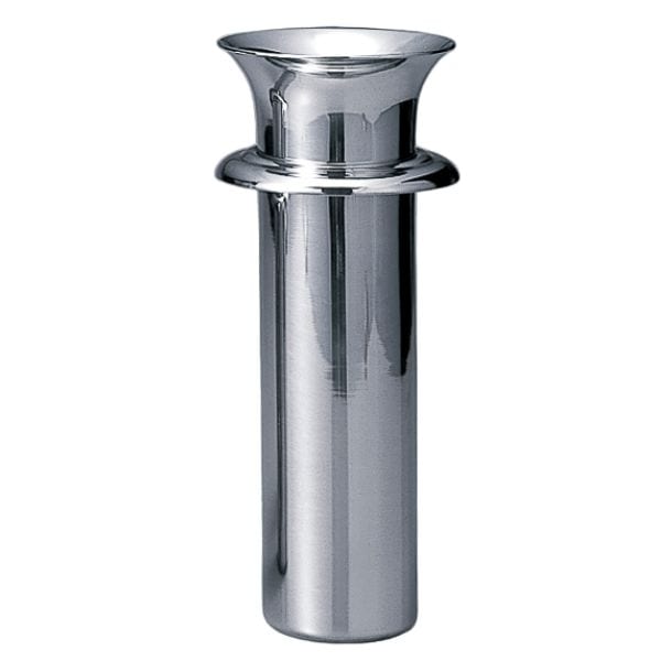 ツバ付 花立て 特大 花立 花筒 花瓶 お墓 お墓参り 霊園 ステンレス 日本製