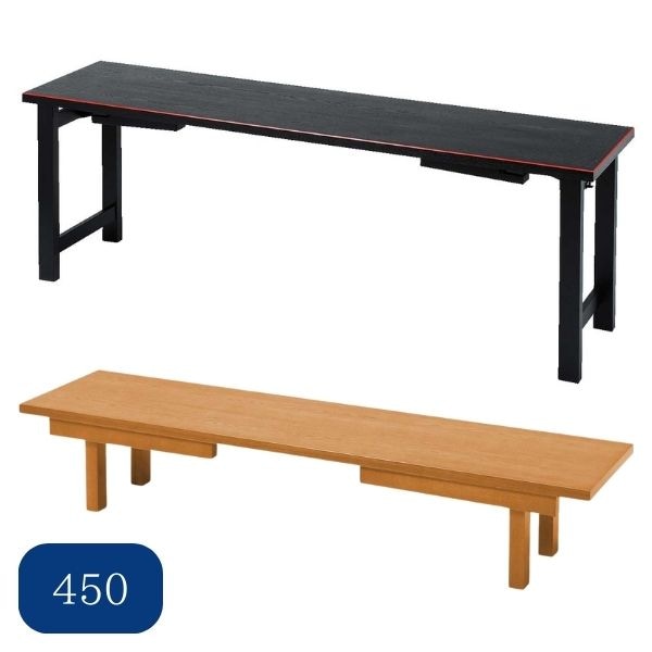 共用法事机 450 黒面朱/欅色 法事机 法要机 仏前用机 法事用机 寺院用机 和室机 会議用机 多目的机 集会用机 折りたたみ机 高さ調整可能 和風机 畳部屋机 日本製