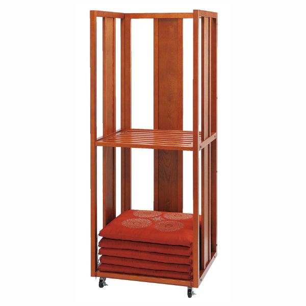 座布団収納ワゴン 座布団台車 座布団収納台 仏具収納 寺院用品 寺院用ワゴン 法要用品 法事用品 僧侶用具 寺用ワゴン 仏前用品 仏具収納台 車輪付き収納