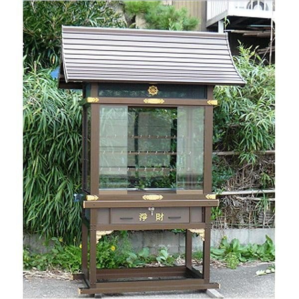 アルミ製 献灯台 三面ポリカーボネート製 | 寺院仏具,玄関と屋外,賽銭