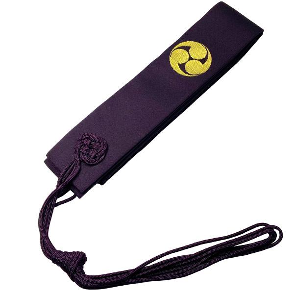 真言宗用 半袈裟 無地紫に金紋入り | 家庭用仏具,門徒式章・略肩衣・半