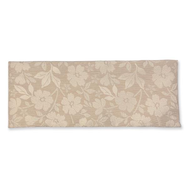 防炎仏具マット/金襴火防(ひぶせ)『はなぞの』ピンク スリムM(幅30cm×奥行12cm) 