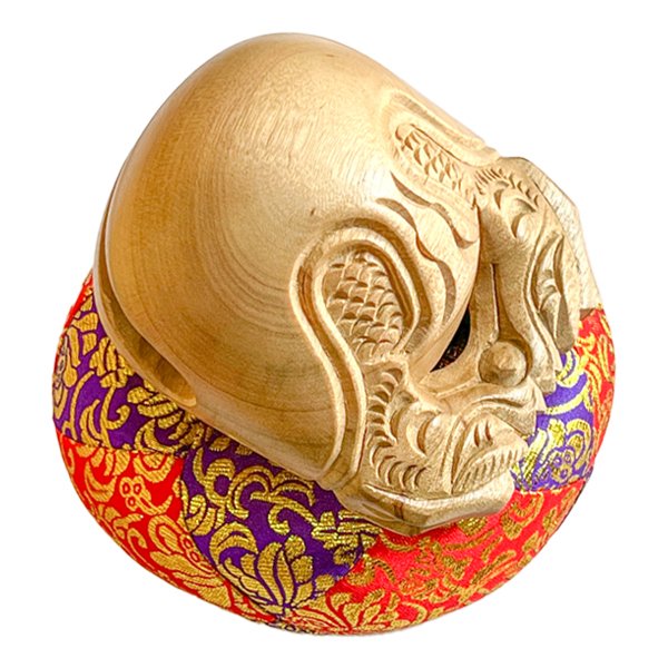 木魚5寸・木魚撥6号・布団8号 3点セット | 寺院仏具,鳴り物仏具,杢魚