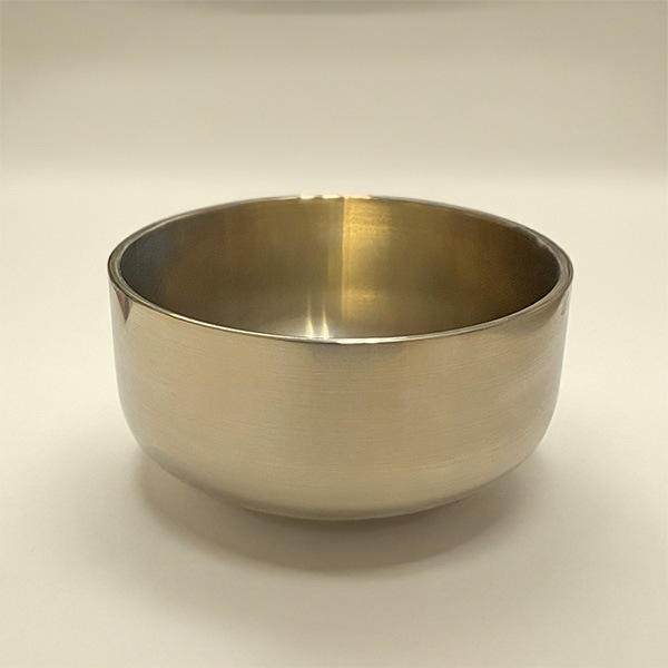 さはり　佐波理　おりん　値下げ可 勘三郎りん 佐波理(さはり)合金製 3.5寸(3寸5分) 直径約10.5cm