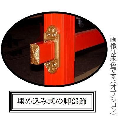 アルミ製 絵馬掛 大和片屋根 埋め込み式(2本足台座) 屋根巾235cm