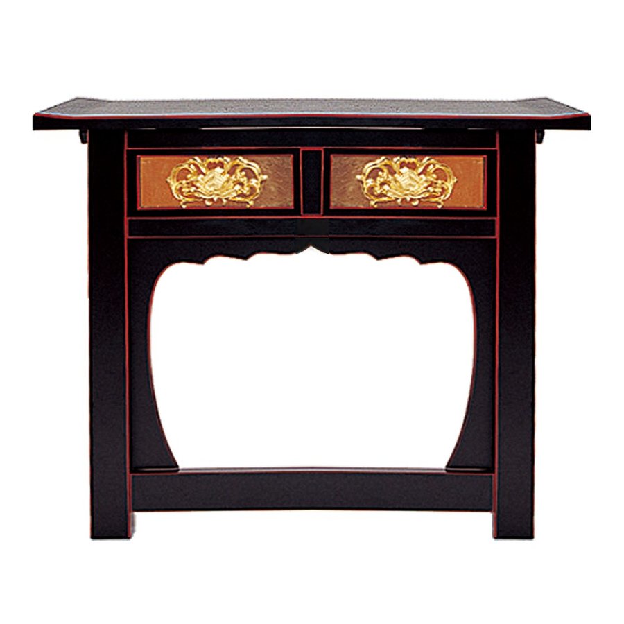 天反ヒナ壇折畳式 黒塗面朱 2尺5寸(75cm) 高さ60cm 