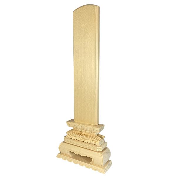 白木位牌 ( 並大中上 ) 1尺 1基  仏具 位牌 木製 仮位牌