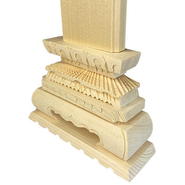 白木位牌 ( 並大中上 ) 1尺 1基  仏具 位牌 木製 仮位牌