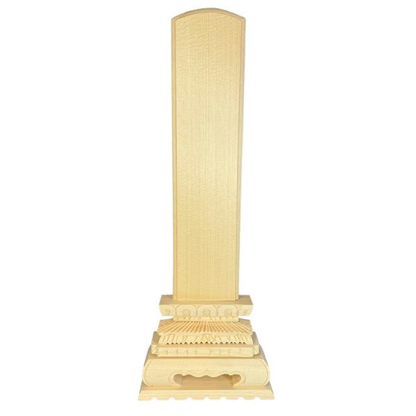 白木位牌 ( 並大中上 ) 1尺 1基  仏具 位牌 木製 仮位牌