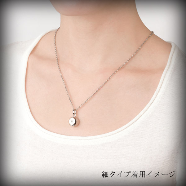 遺骨ペンダント(手元供養) ソウルジュエリー『コラム』色：ローズ ■ダイヤ0.03ct ■サージカルステンレス(SUS316L)製 ■トップにチタンコート 