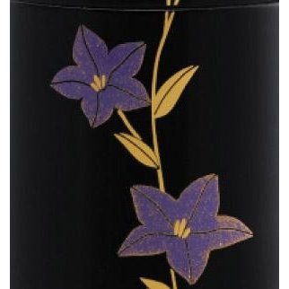 ミニ骨壺(骨壷) 国産 日本製 蒔絵 ききょう[手元供養・分骨用] | 手元