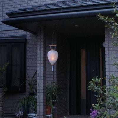 【盆用品】【提灯用品】コードレス電池灯(ローソク電池灯/簡易電池灯) LED球・スイッチなし ※単3アルカリ電池2本使用 ■全長17cm：火袋一重の吊り提灯用 {SK}KZB 