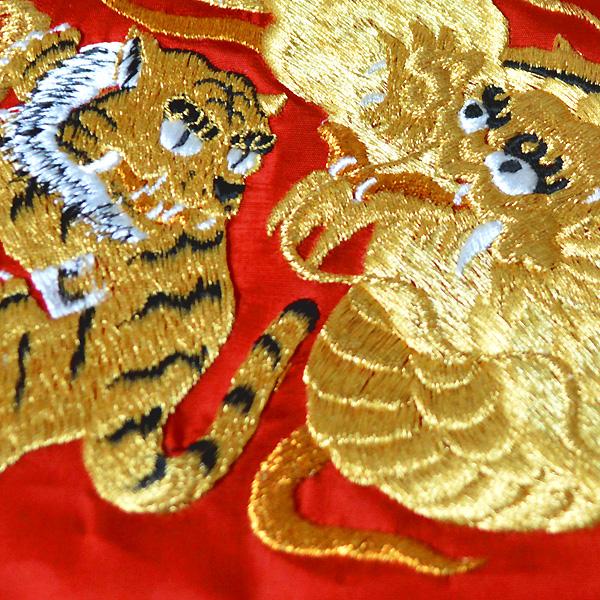 仏壇仏具 100代 打敷セット手刺繍 竜虎