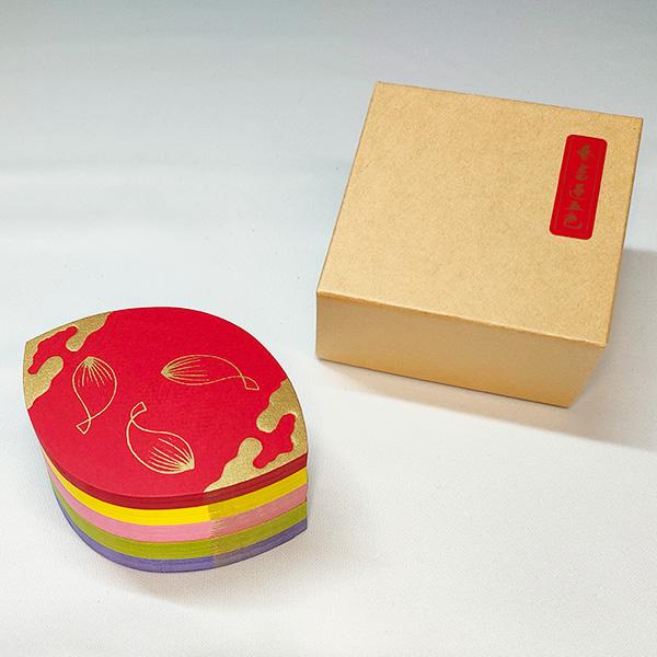 散華/華葩(さんげ/けは)No.6 奉書蓮五色 （100枚入） 文字入れ可能