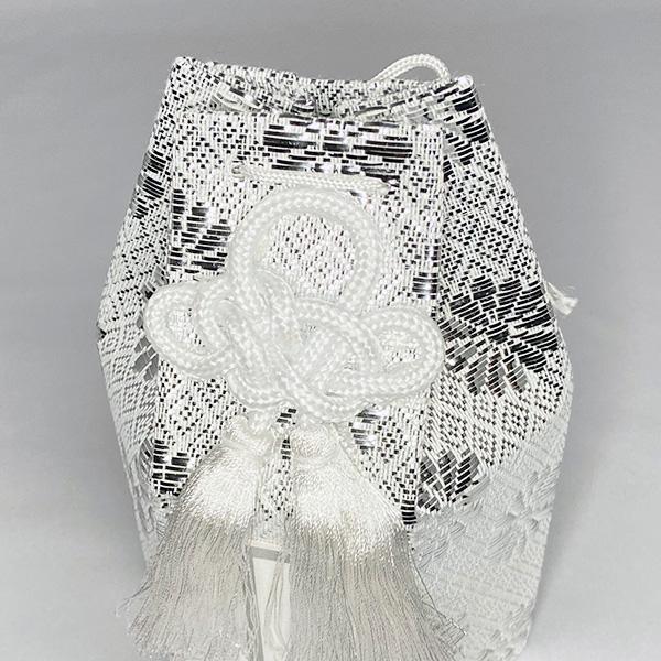 骨袋六角 2寸用 骨壺カバー 骨壷カバー 骨壺覆い 骨壺袋 骨袋単品[色：金/銀/赤/緑/紫] ※骨壺は別売です 