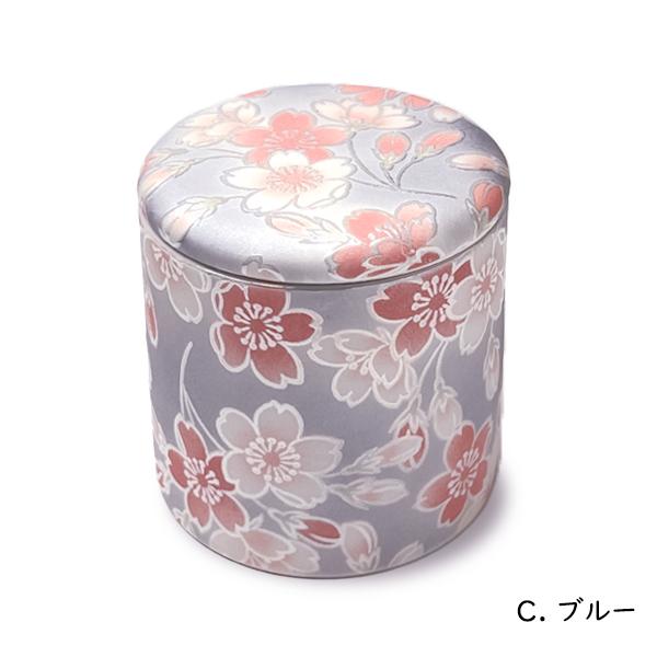 ★骨壷 骨壺 小さい 手元供養 骨カメ  シリコンリング付き 2寸  桜ころも[ピンク/グリーン/ブルー] 【購入特典：納骨袋】