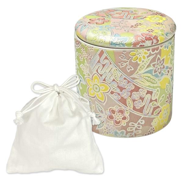 ★骨壷 骨壺 小さい 手元供養 骨カメ  シリコンリング付き 2寸  [華結晶紫/華友禅/菊華絢爛/都忘れ/華ざかり] 【購入特典：納骨袋】