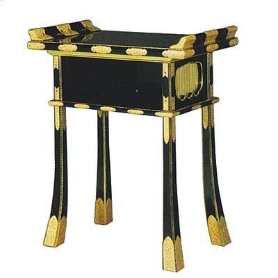 仏具 経机 机 卓 真宗大谷派 東 三段裏金 前卓 16.0寸 仏具 経机 机 卓 真宗大谷派 東 三段裏金 前卓 16.0寸