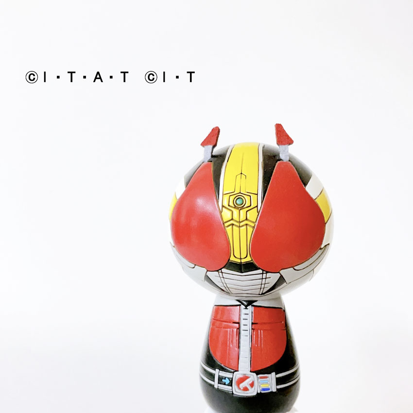 仮面ライダーこけし [電王] by 卯三郎こけし | 日本のキャラクター