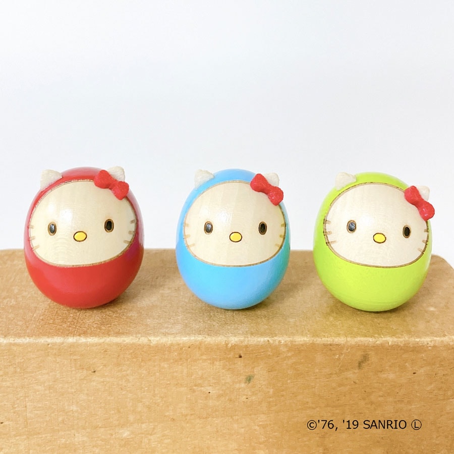 森永製菓 キティ ふるさと紀行 だるま こけし 玩具　全２４種類 森永製菓 ハローキティ ふるさと紀行 だるま こけし 全24種類