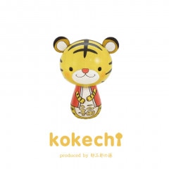 干支 トラさん【 こけし 】 虎 寅 十二支 寅年 プレゼント ギフト かわいい おうち時間　願い　暮らし 癒し インテリア 木製 日本製 伝統工芸品　贈り物 置物 グッズ 干支の置物 お年賀 干支飾り 縁起物 正月飾り お飾り お正月 年末 新年  2021 2022 お正月飾り 縁起物